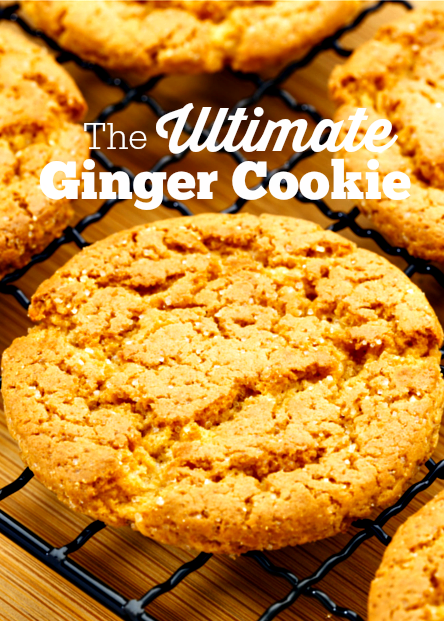 This is THE Ultimate Ginger Cookie recipe. Find out the one secret ingredient that makes all the difference. 