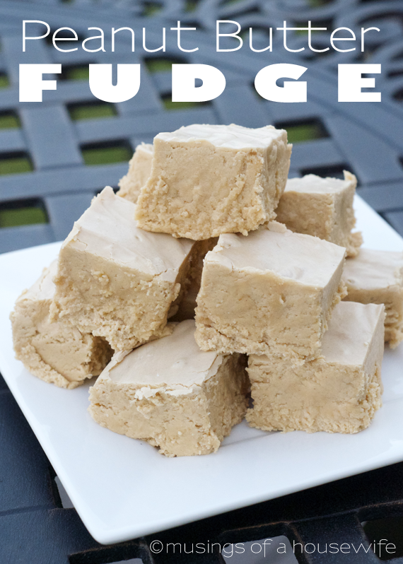 The easy peanut butter fudge recipe only has 4 ingredients, and there's no candy thermometer required.