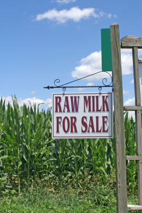 Raw Milk Sign