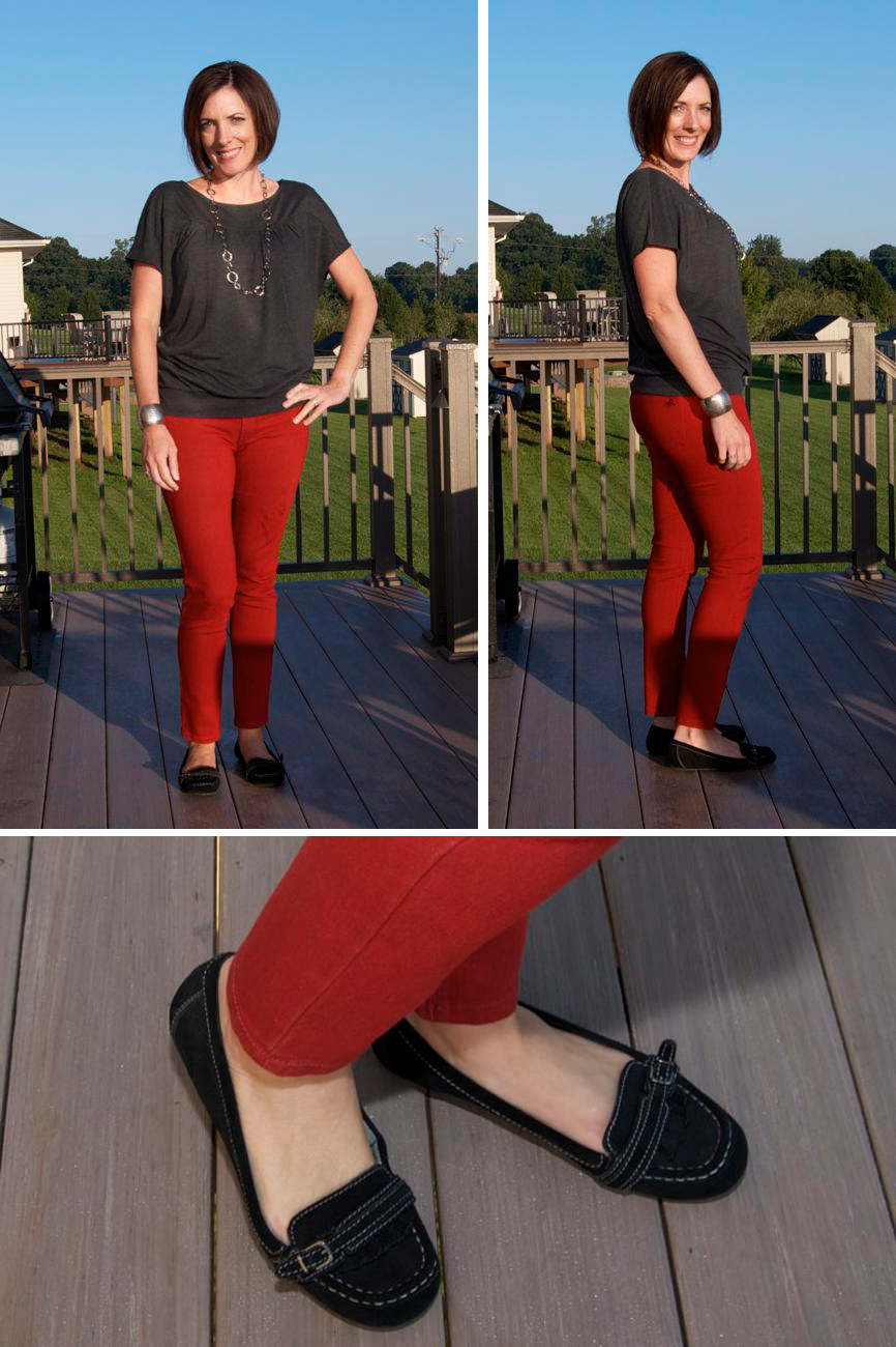 how-to-wear-red-skinny-jeans
