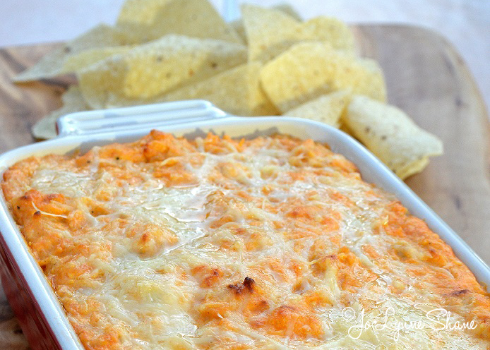 Gluten-Free Buffalo Chicken Dip: You better double it. This dip does NOT sit around for long!