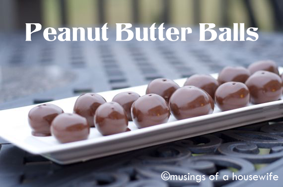 Game Day Treats | Peanut Butter Balls