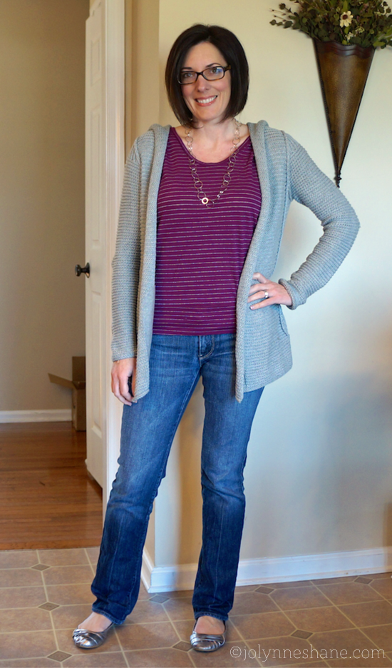 #ootd cardi and jeans