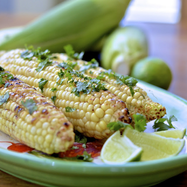 Grilled Corn with Ancho Chili Butter