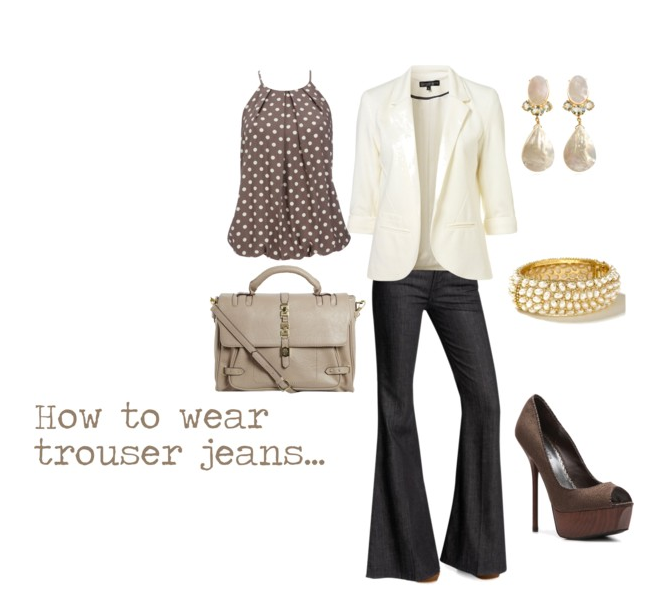 How to wear trouser jeans