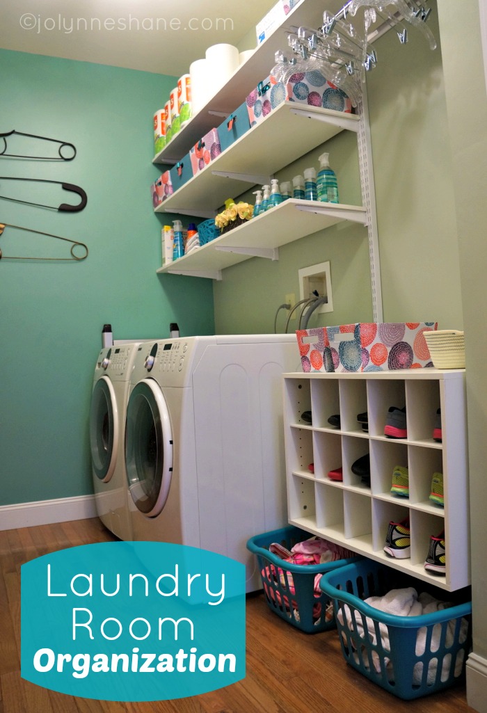 laundry room organization project