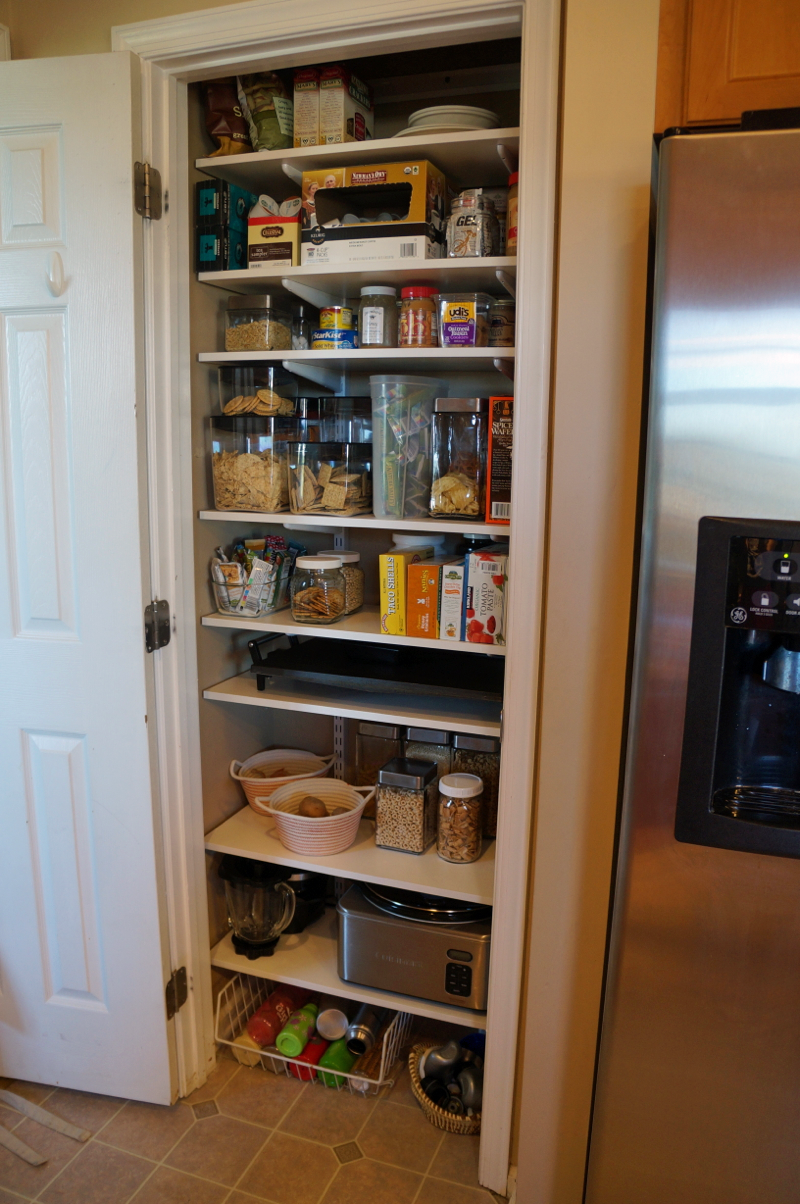 my new and MUCH IMPROVED pantry