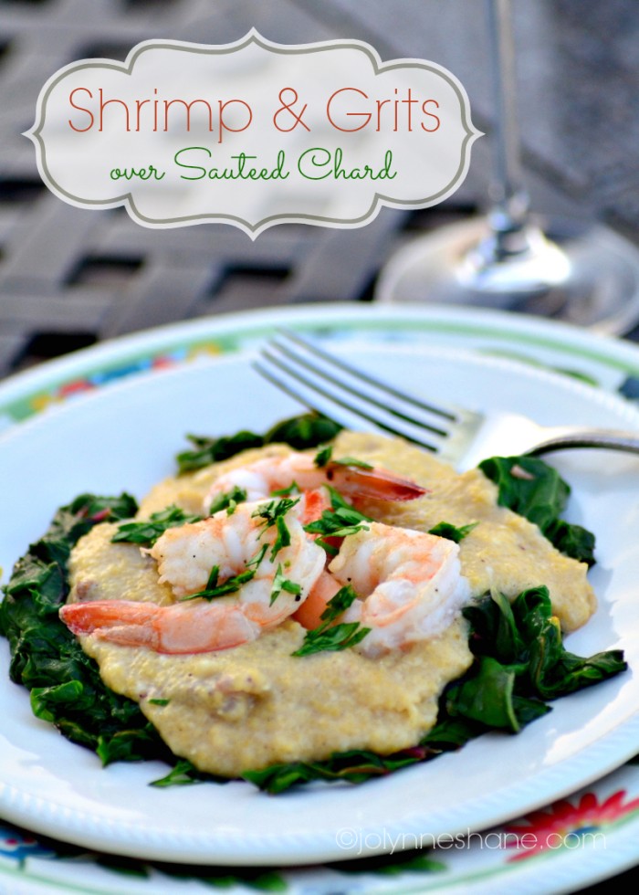 Shrimp and Grits: We take this traditional Southern dish and turn it up a notch with bacon. Serve it over Swiss chard to make a nutritious and impressive meal for company or for a weeknight family dinner.