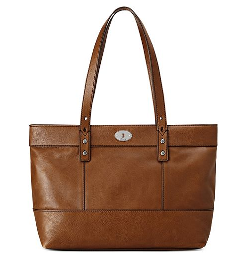 Fossil Hunter Leather Tote ON SALE at Macy's