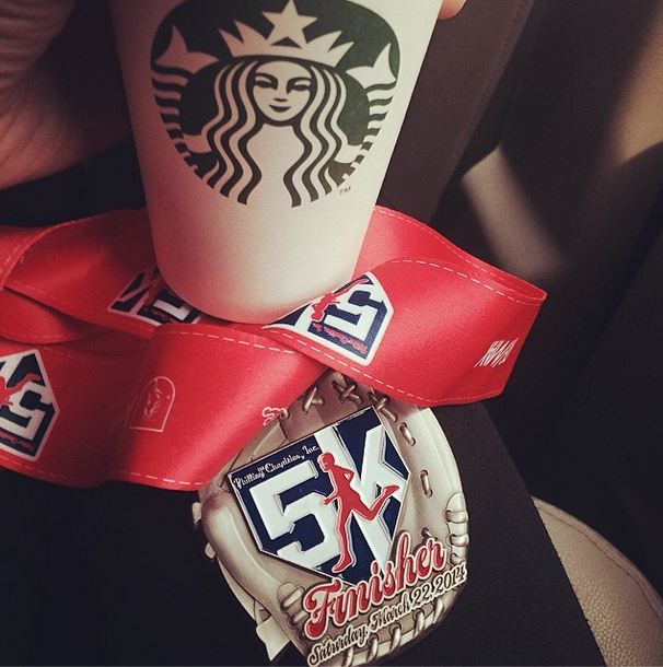 coffee and medal