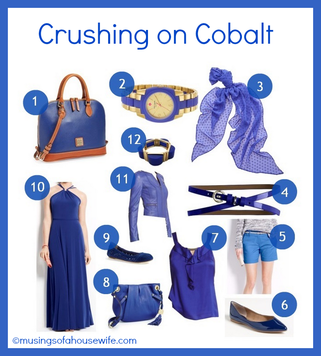 Cobalt Crush #FashionFriday at Musings of a Housewife