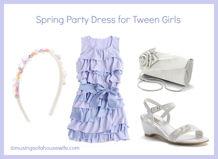 Spring Party Dress for Tween Girls