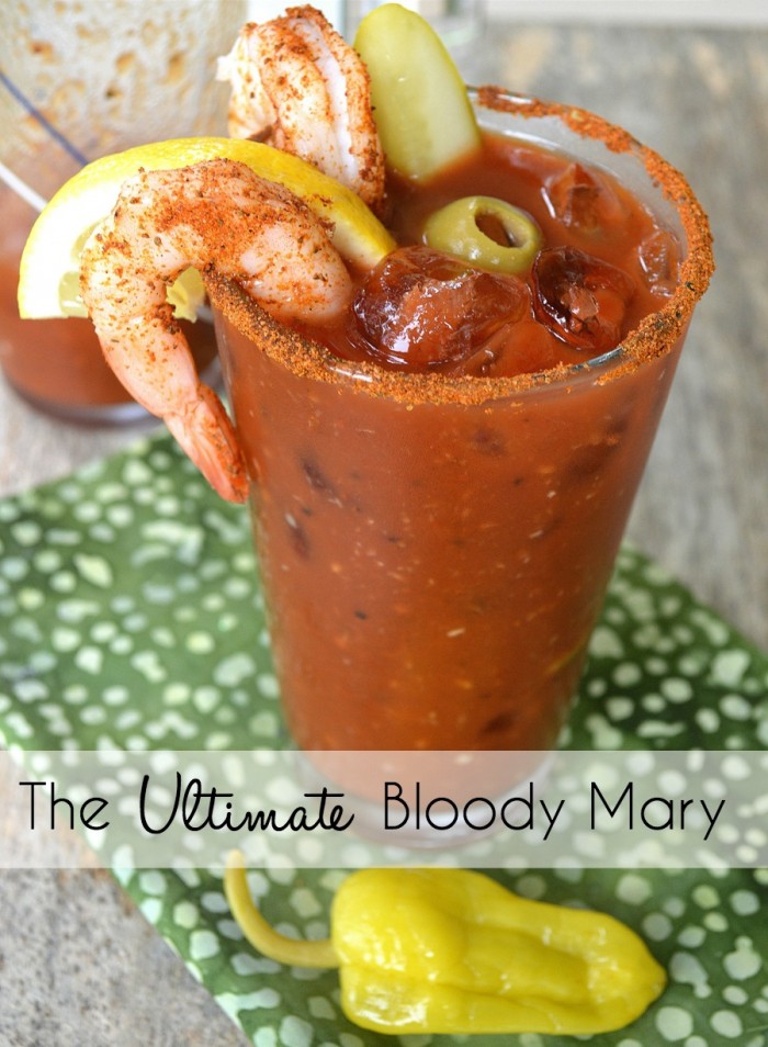 The ULTIMATE Bloody Mary Recipe. Go big or go home. Get the details at www.jolynneshane.com.