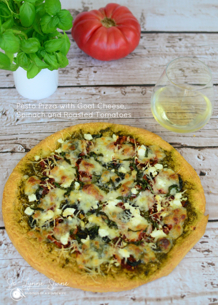 A few weeks ago, I made up this recipe for 3-Cheese Pizza with Spinach and Roasted Tomatoes. I sort of combined two that I've made before, and this combination was a hit with the entire family.