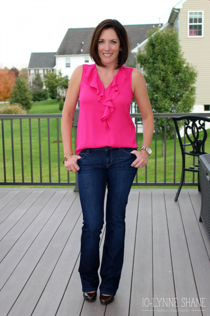 Fashion Over 40 | How To Wear Slim Boocut Jeans