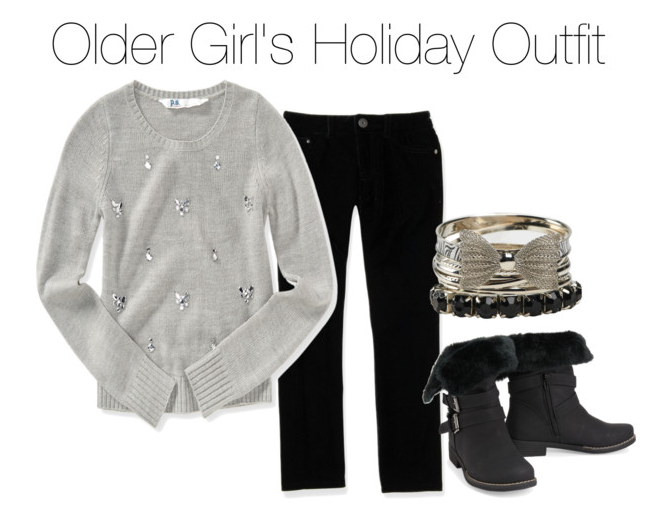 Older Girl's Holiday Outfit featuring P.S. from Aeropostale