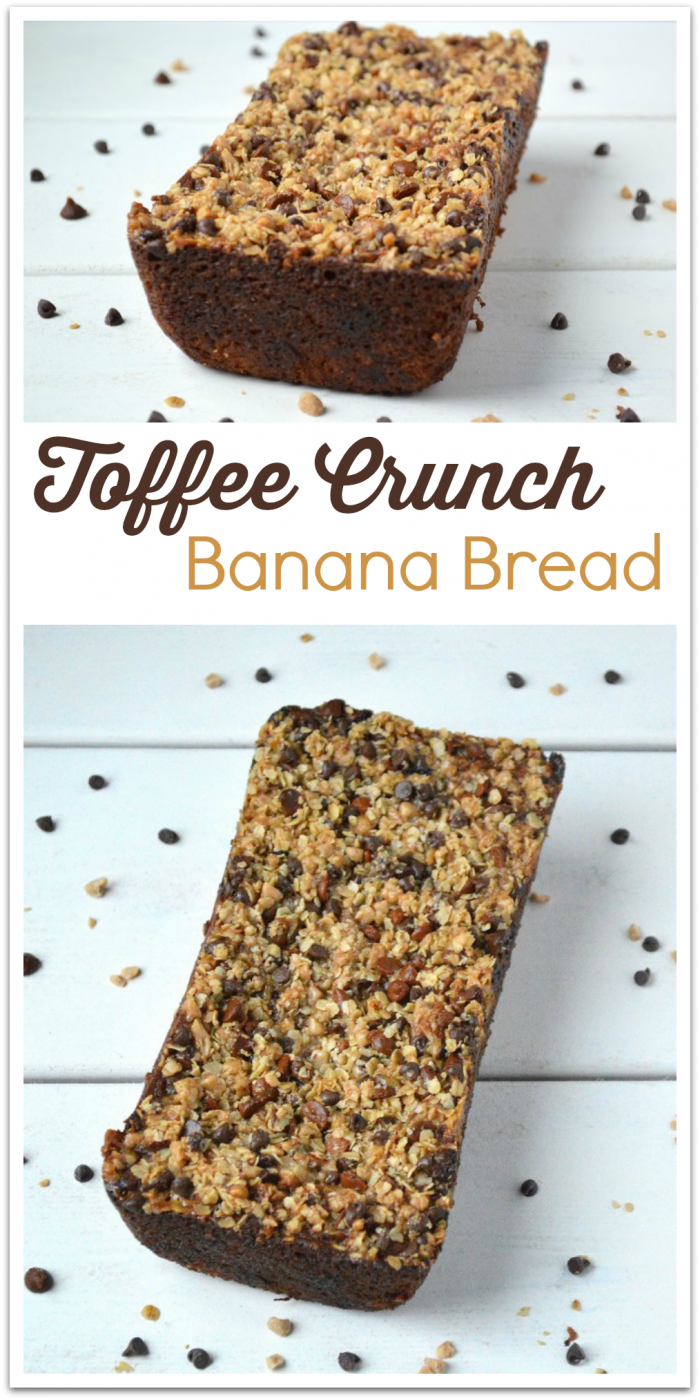 Toffee Crunch Banana Bread: This crunchy toffee topping takes banana bread to a whole new level, and it's nut-free!