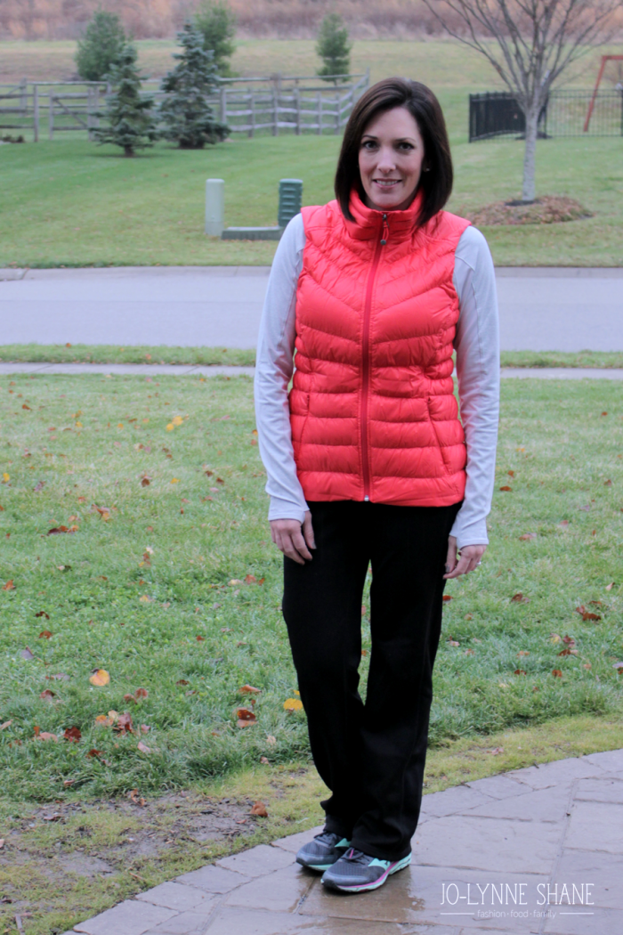 casual winter outfit featuring Athleta