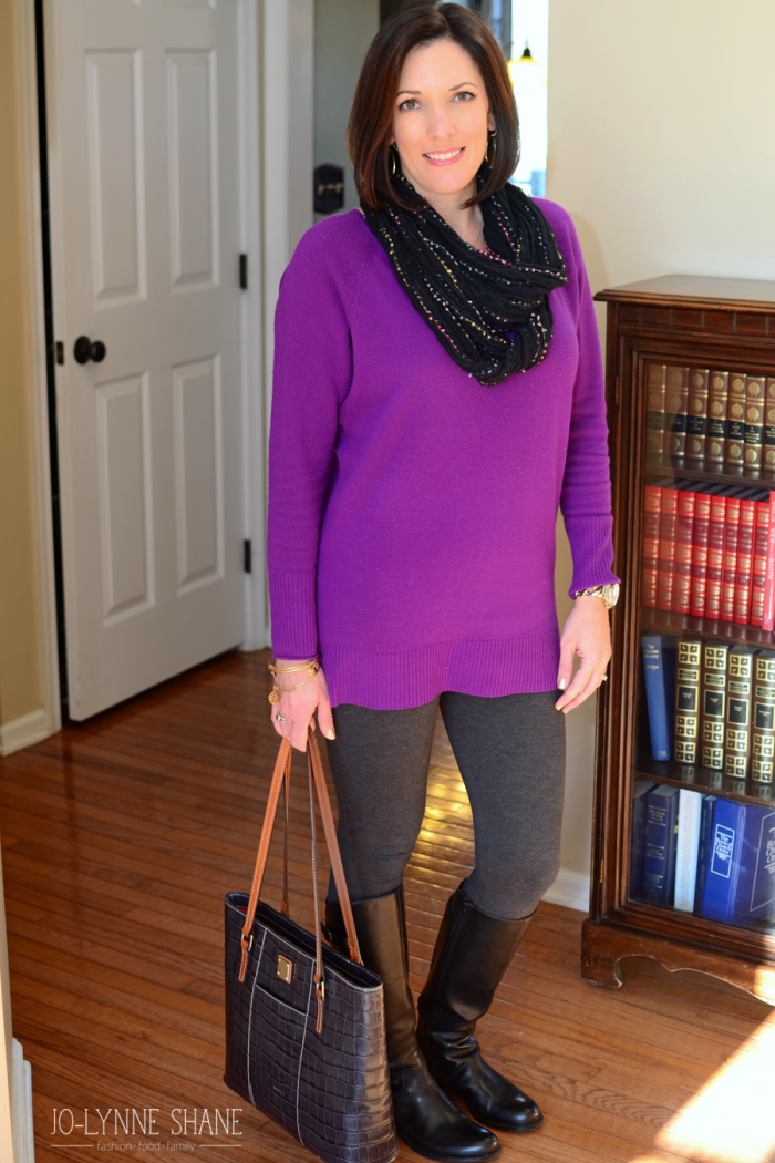 Fashion Over 40: tunic with leggings