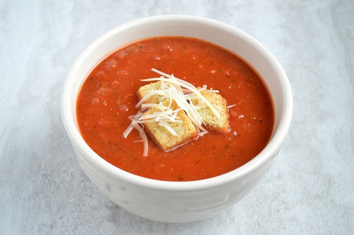 Easy Homemade Tomato Soup in 20 Minutes or Less!