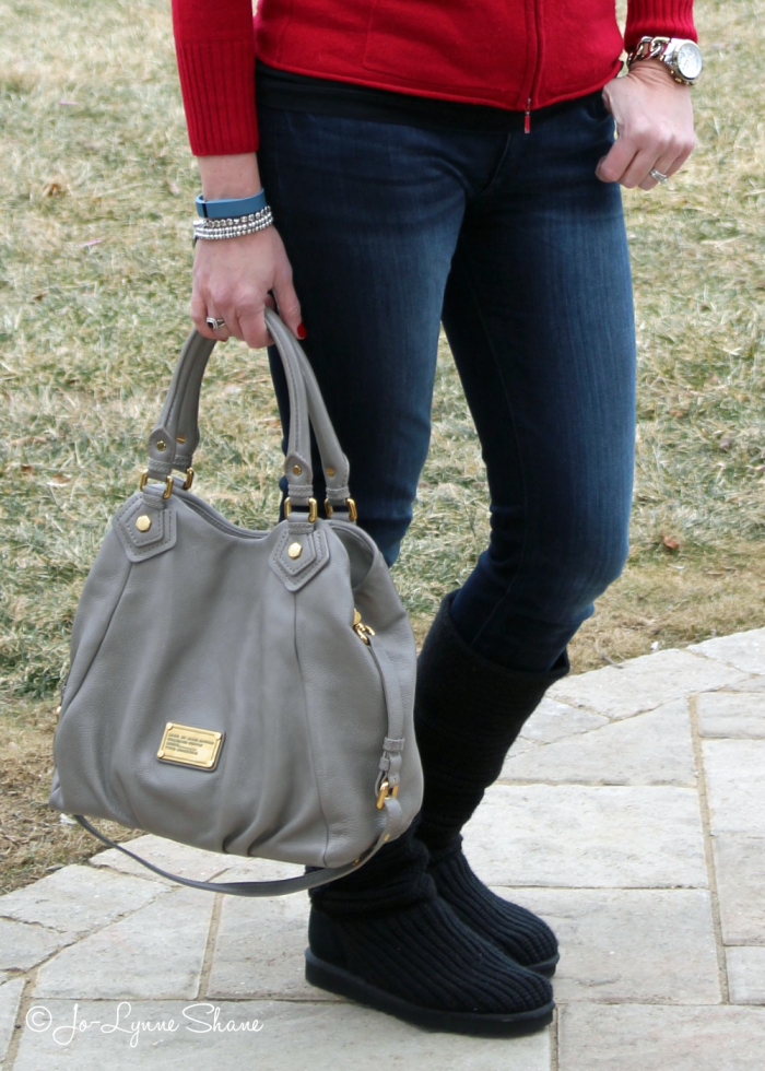 Marc by Marc Jacobs Classic Q Fran Shopper in Putty