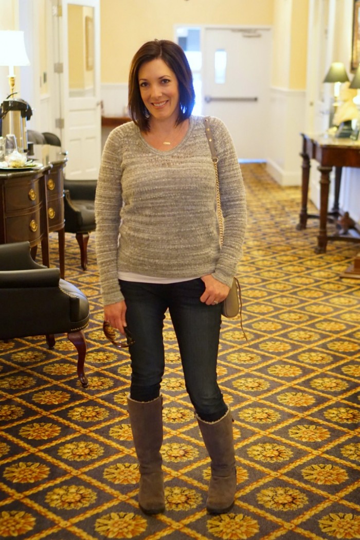 fashion over 40: casual winter outfits for moms