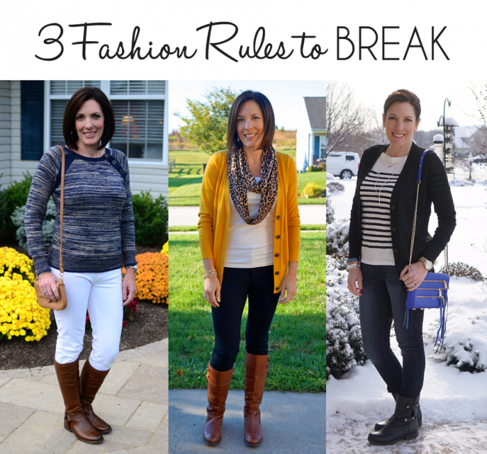 Fashion Over 40: 3 Fashion Rules to Break and How to Break Them In Style