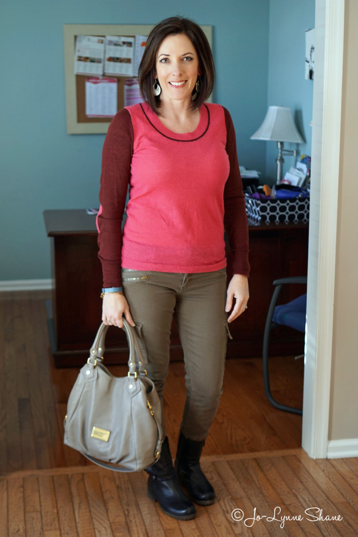 Fashion Over 40: How to Wear Pink with Olive Green