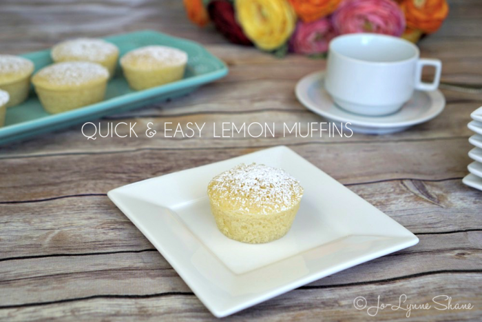 Quick & Easy Lemon Muffins