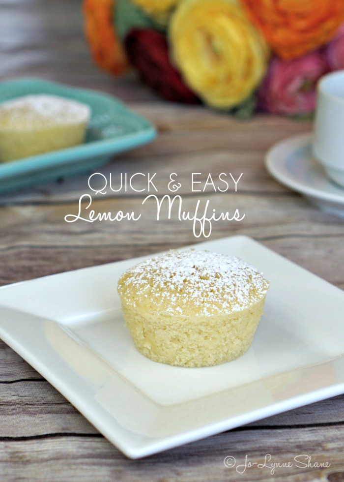 These quick and easy lemon muffins can be whipped up with ingredients you probably have in your kitchen. They're the perfect brunch treat!