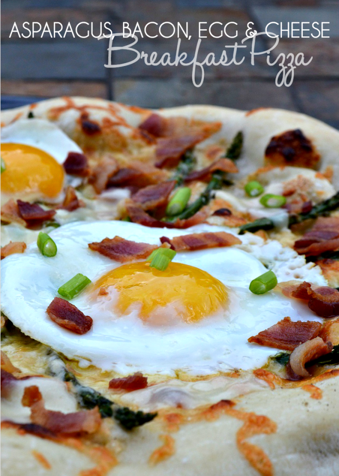 Breakfast Pizza Recipe: Asparagus, Bacon, Egg & Cheese Breakfast Pizza