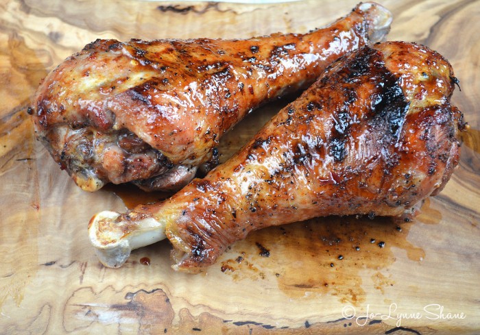 BBQ Grilled Turkey Legs