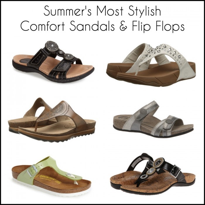 Summer's Most Stylish Comfort Sandals & Flip Flops