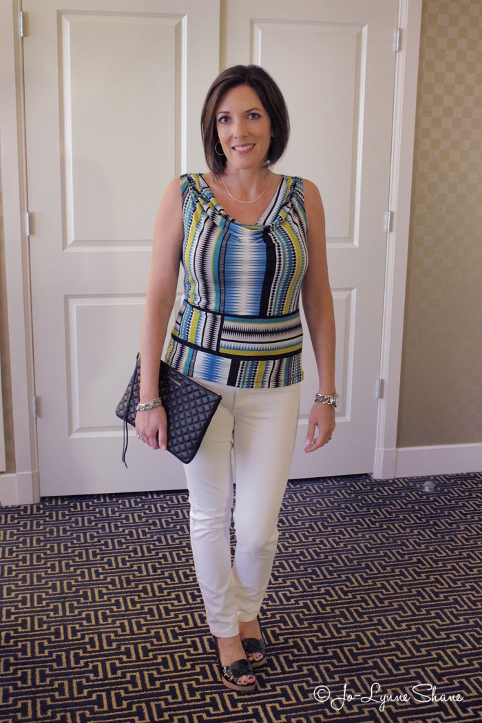 Fashion Over 40: Summer Date Night Outfit for Dinner Date at Hotel Monaco