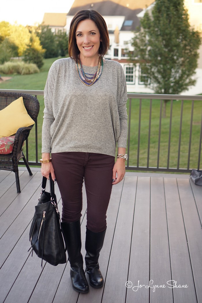 Fall Fashion for Women Over 40: How to Wear a Statement Necklace with a Casual Outfit