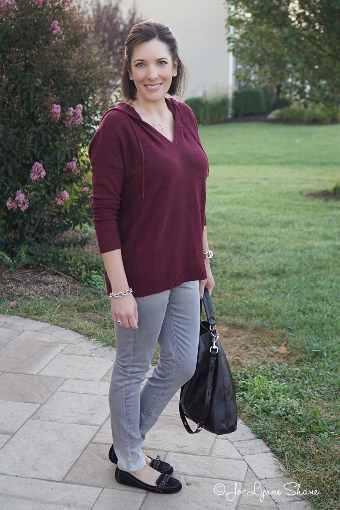 How to Style Grey Jeans for Fall 2015