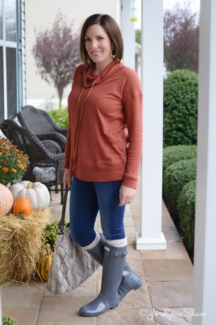 Fashion Over 40: Styling Hunter Rain Boots for Fall