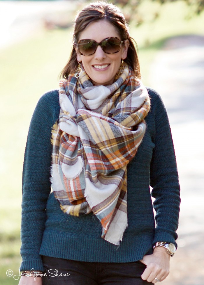 How to Tie An Oversized Scarf: The Celebrity Knot | Fashion Over 40 | Jo-Lynne Shane