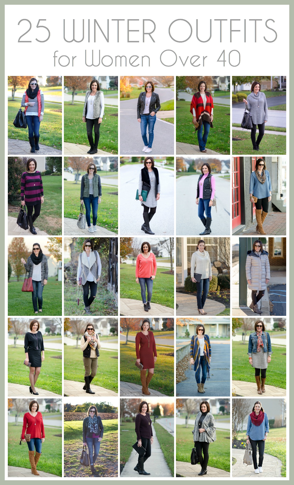 25 winter outfits for women over 40