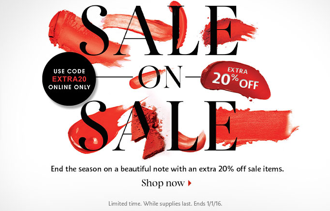 Sephora 20% off Sale