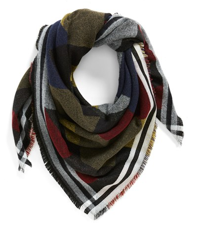 colorblock scarf