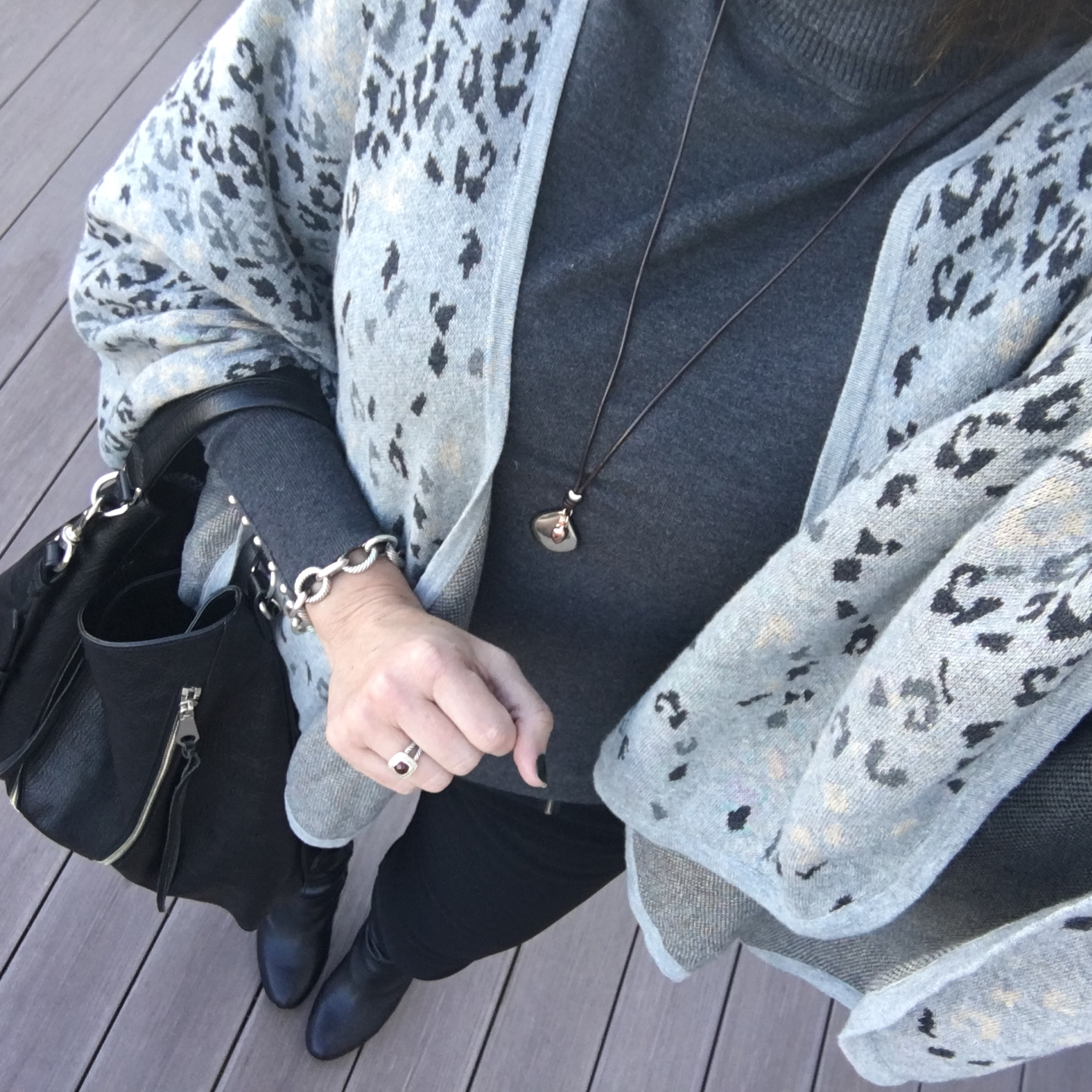 Leopard Cape: What I Wore