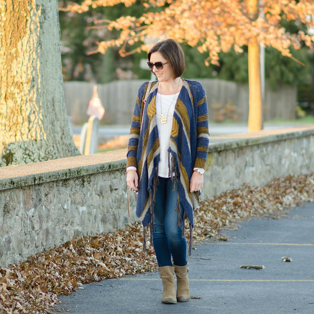 How to Wear a Blanket Cardigan