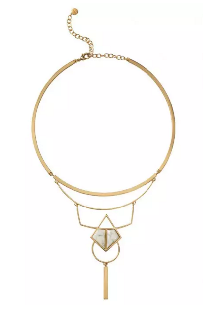 Stella & Dot Mondrian Collar Necklace