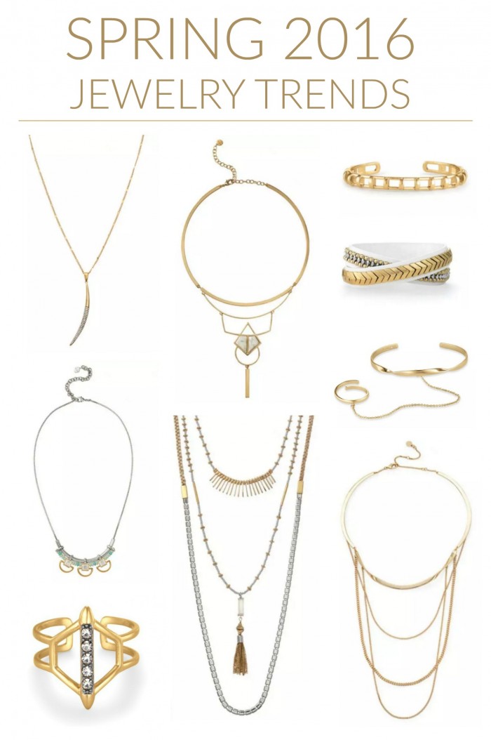Spring 2016 Jewelry Trends: Delicate, layered looks are hot this spring!