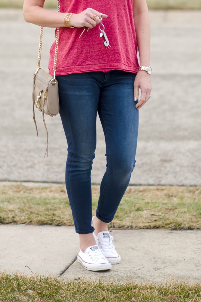 Spring Outfit Inspiration: Cropped Skinnies and Converse