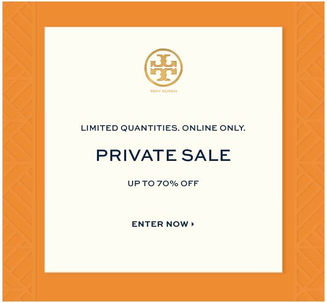 Tory Burch Private SALE: Up to 70% OFF!