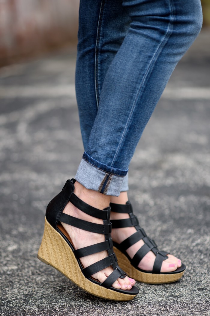 Caged Wedge Sandals from @officialpayless 