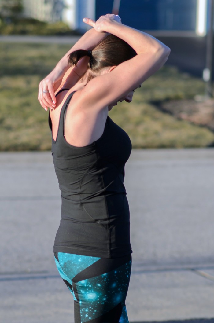Spring Workout Clothes: Zella Double Scoop Neck Tank