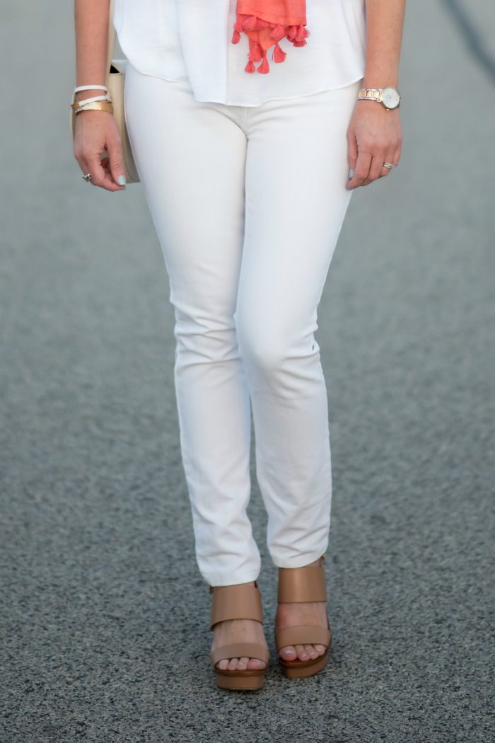 My Go-To Classic White Skinny Jeans: the DL1961 Florence Skinny Jeans in Milk